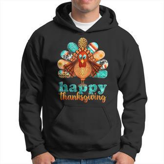 Happy Thanksgiving Turkey Day Leopard Holiday Hoodie - Monsterry DE