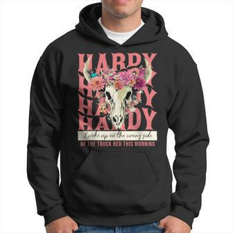 Hardy I Woke Up On The Wrong Side Of The Truck Bed Hoodie - Monsterry