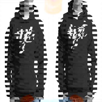 Hashtag Yet Inspiration Think Positive Growth Mindset Hoodie | Mazezy