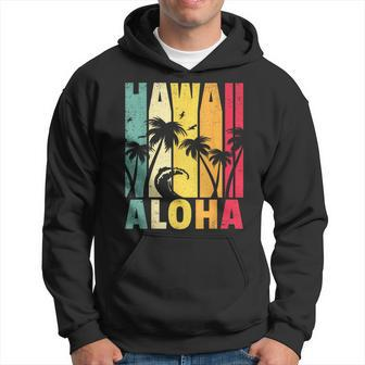Hawaii Aloha State Vintage Retro Hawaiian Islands Gift Hoodie | Mazezy DE