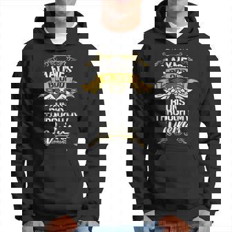 Haynes Blood Runs Through My Veins Hoodie | Mazezy