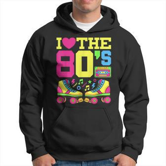 Heart 80S 1980S Fashion Theme Party Outfit Eighties Costume 80S Vintage Designs Funny Gifts Hoodie | Mazezy