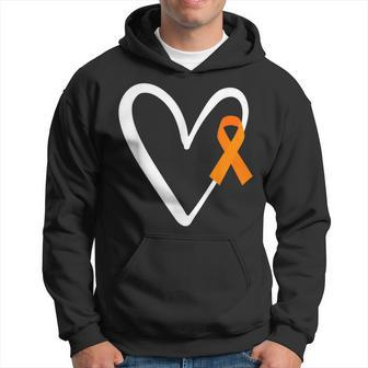 Heart End Gun Violence Awareness Funny Orange Ribbon Enough  Hoodie
