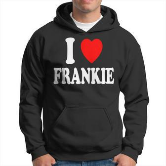 I Heart Love Frankie Cute Matching Couple Spouse Hoodie - Thegiftio UK