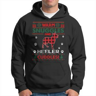 Heeler Dog Lover Christmas Pajama Xmas Ugly Christmas Hoodie - Thegiftio UK