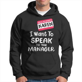 Hello I'm Karen I Want To Speak To Manager Halloween Hoodie - Monsterry