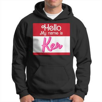 Hello My Name Is Ken Halloween Name Tag Personalized Hoodie - Seseable
