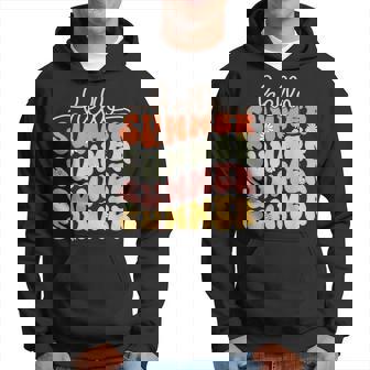 Hello Summer Vacation Retro Hoodie | Mazezy