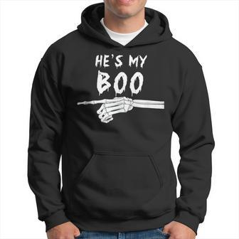 Hes My Boo Funny Matching Halloween Costumes For Couples Halloween Funny Gifts Hoodie | Mazezy DE