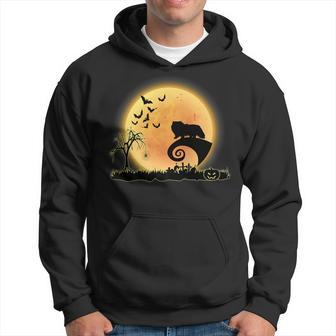 Himalayan Cat Scary And Moon Funny Kitty Halloween Costume Hoodie | Mazezy