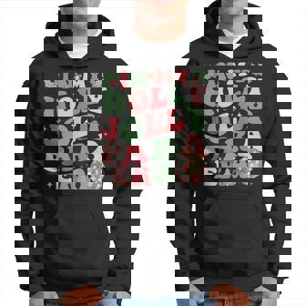 In My Holly Xmas Jolly Para Era Retro Christmas Jolly Para Hoodie - Thegiftio