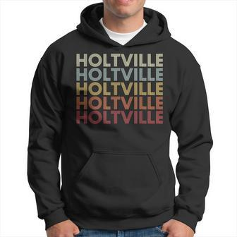 Holtville Alabama Holtville Al Retro Vintage Text Hoodie | Mazezy