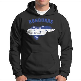 Honduras Honduran Flag Map Latin Spanish Hispanic Heritage Hoodie - Monsterry UK