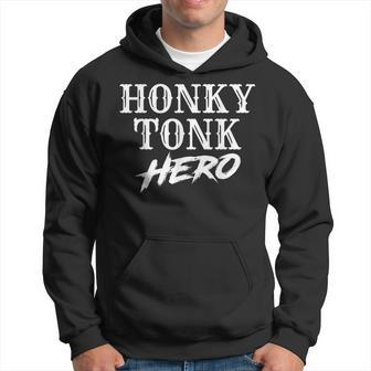 Honky Tonk Hero Vintage Country Music T Hoodie | Mazezy