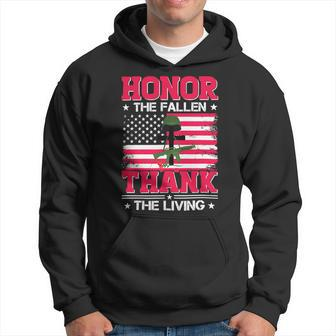 Honor The Fallen Thank The Living Veterans Day 281 Hoodie - Monsterry