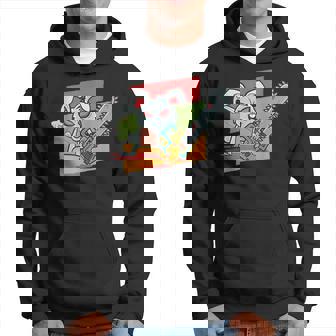 Horror Lover Creepy Chainsaw Bunny Creepy Hoodie | Mazezy