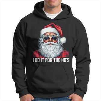 I Do It For The Ho's Santa Christmas 2023 Hoodie - Thegiftio UK