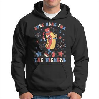 Hot Dog Im Just Here For The Wieners 4Th Of July Hoodie | Mazezy
