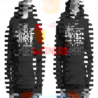 Hot Dog Im Just Here For The Wieners Sausage 4Th Of July Hoodie | Mazezy