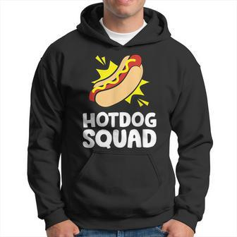 Hotdog Lover Team Hot Dog Funny Hotdog Squad Hoodie | Mazezy