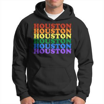 Houston Pride Lgbt Parade Texas Tx Flag Lgbtq Hoodie | Mazezy