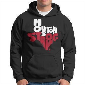 Houston Strong Quote Texan Pride Cool Image Silhouette Texas Hoodie | Mazezy AU