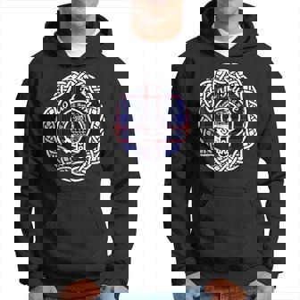 Hume Surname Last Name Scottish Clan Tartan Badge Crest Funny Last Name Designs Funny Gifts Hoodie | Mazezy