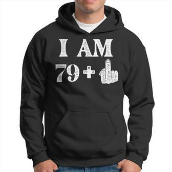 I Am 79 Plus 1 Years Old 80Th Birthday 80 Years Old Bday Hoodie | Mazezy CA