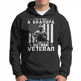I Am A Dad Grandpa And A Vietnam Veteran Cool Gift Hoodie | Mazezy