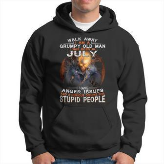 I Am A Grumpy Old Man I Was Born In July Gift For Mens Hoodie | Mazezy