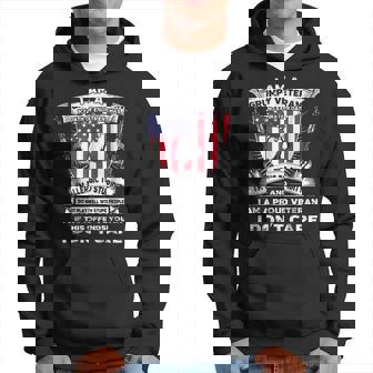 I Am A Grumpy Veteran Im Allergic To Stupidity Hoodie | Mazezy