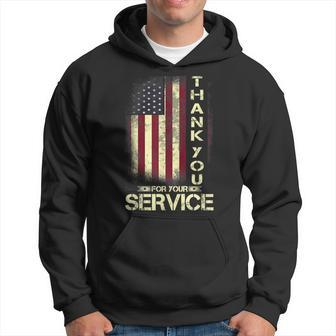 I Am A Veteran Thank You For Your Service Hoodie | Mazezy