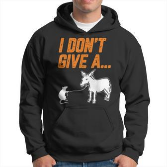 I Dont Give A Rats Ass Hoodie | Mazezy
