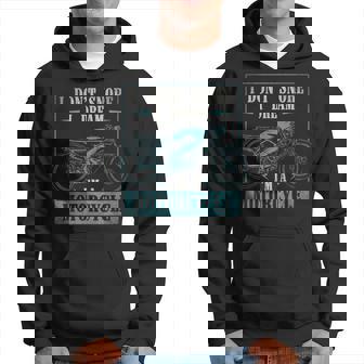 I Dont Snore I Dream Im A Motorcycle Funny Moto Biker Hoodie | Mazezy