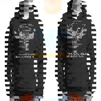 I Dont Snore I Dream Im A Motorcycle Snoring Bikers Funny Hoodie | Mazezy