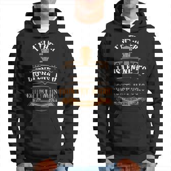I Love Country Music Funny Country Lover Saying Hoodie - Thegiftio UK