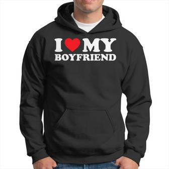 I Love My Boyfriend Bf I Heart My Boyfriend Bf Hoodie | Mazezy