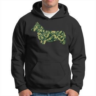 I Love My Corgi Dog Camouflage Gift Hoodie | Mazezy