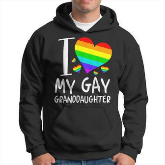I Love My Gay Granddaughter Lgbt Month Family Proud Hoodie - Seseable