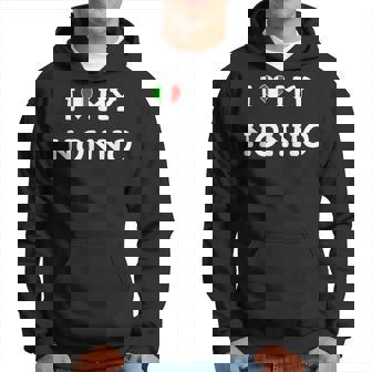 I Love My Nonno Italian Flag Heart T Hoodie | Mazezy
