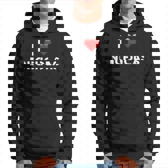 I Love Nicholas Name Hoodie | Mazezy