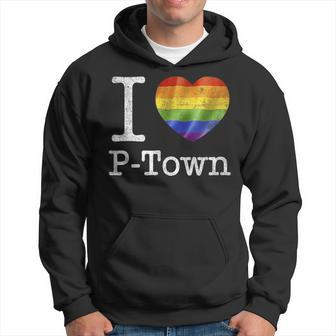 I Love P-Town - Provincetown Ma Gay Pride Lgbt Hoodie | Mazezy