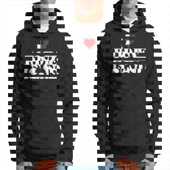 I Love Rhode Island - Heart Hoodie | Mazezy