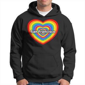 I Love San Francisco Sf Pride March Hoodie | Mazezy