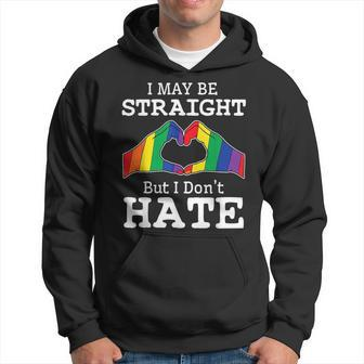 I May Be Straight But I Dont Hate Gay Pride Lgbt Hoodie | Mazezy