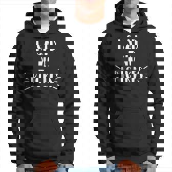 I Said No Pickles Funny Summertime Vacation Food Gift Vacation Funny Gifts Hoodie | Mazezy