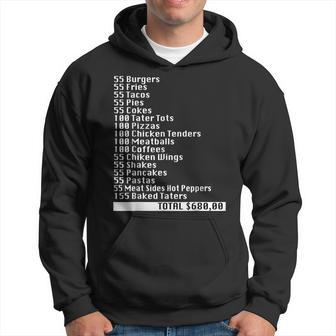 I Think You Should Leave 55 Burgers 55 Fries Burgers Funny Gifts Hoodie | Mazezy