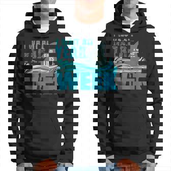 I Wait All Year For This Week Funny Shark Lover Gift For Women Hoodie - Thegiftio