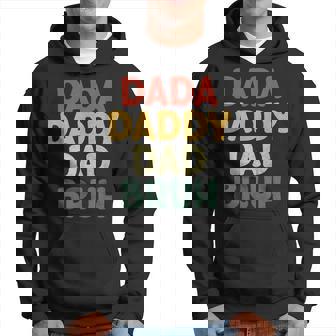 I Went From Dada To Daddy To Dad To Bruh Funny Fathers Day Hoodie - Seseable