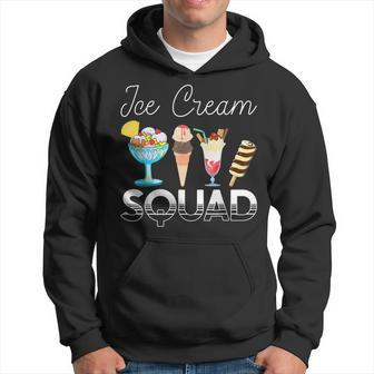 Ice Cream Squad Funny Quotes Ice Cream Cone Lovers Hoodie | Mazezy